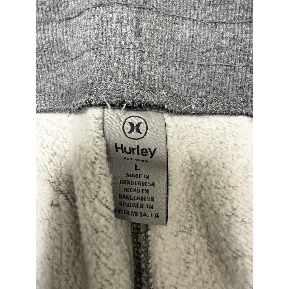 Hurley sk8 grey sweatpants joggers, men's large - Picture 5 of 9